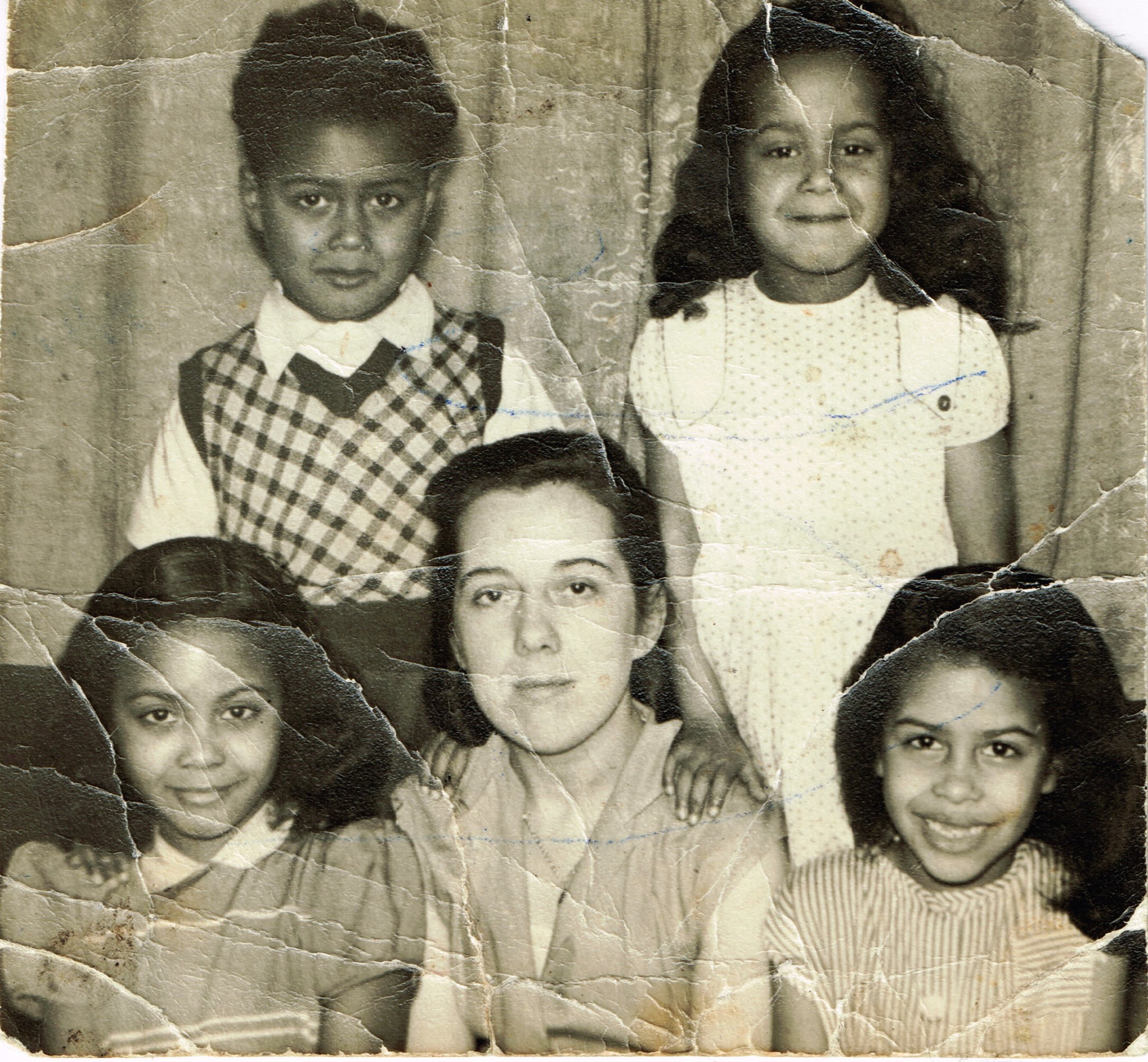 A photo of Doreen and Philomena Moses